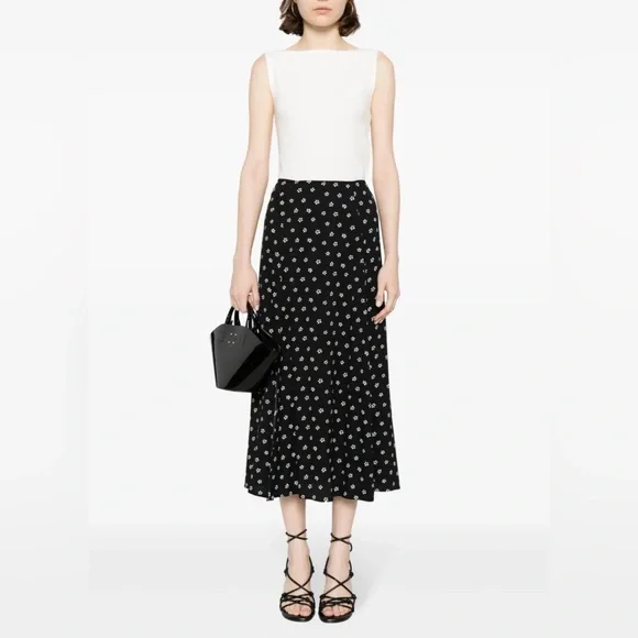 Reformation Zoe Side-Slit Midi Skirt - Picture 6 of 8